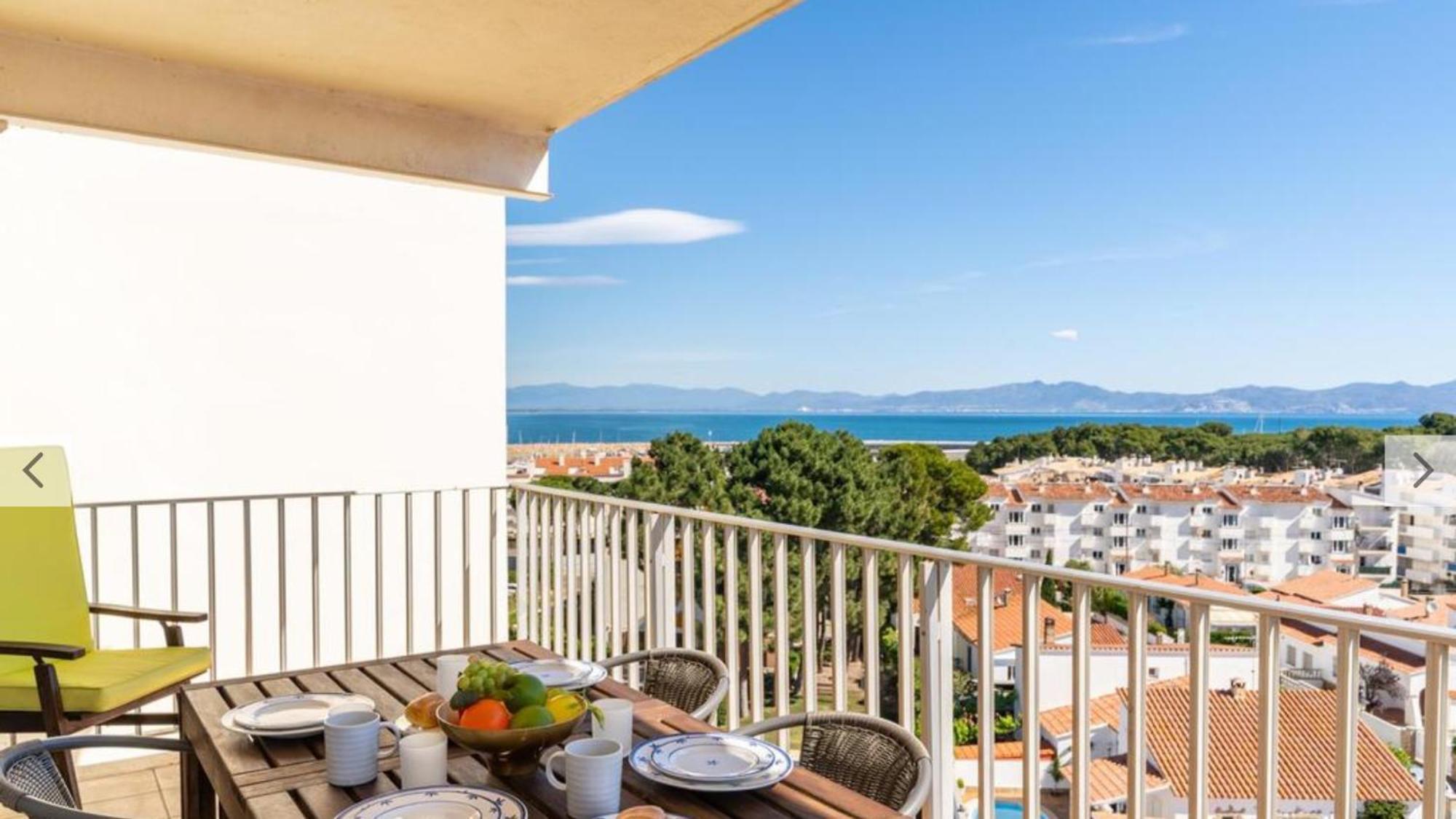 Orsa-Atico Con Vista Al Mar Y Piscina Lägenhet L' Escala Exteriör bild